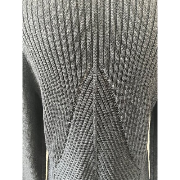 ATHLETA womens athleisure pullover knit sweater nylon front SMALL/MEDIUM - Picture 7 of 8